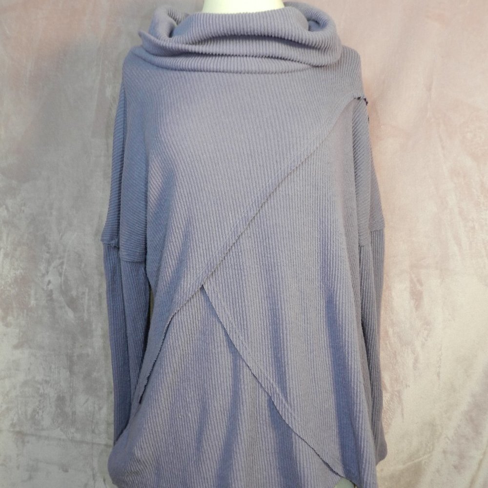 Womens Purple Cato Scoop Neck Sweater Size M